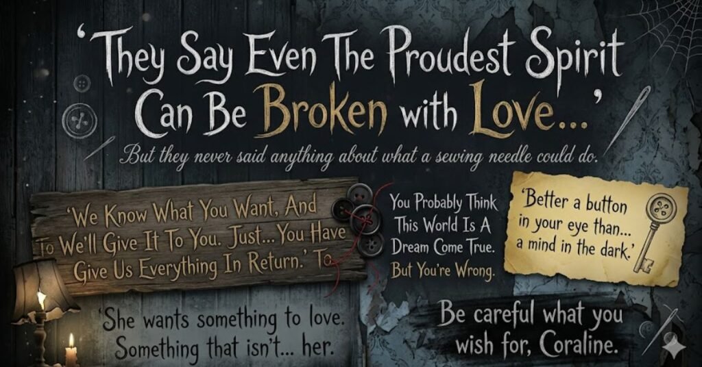 Creepy And Dark Coraline Quotes