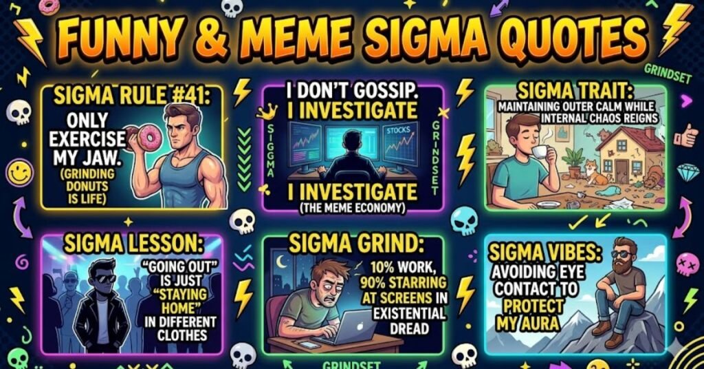 Funny & Meme Sigma Quotes