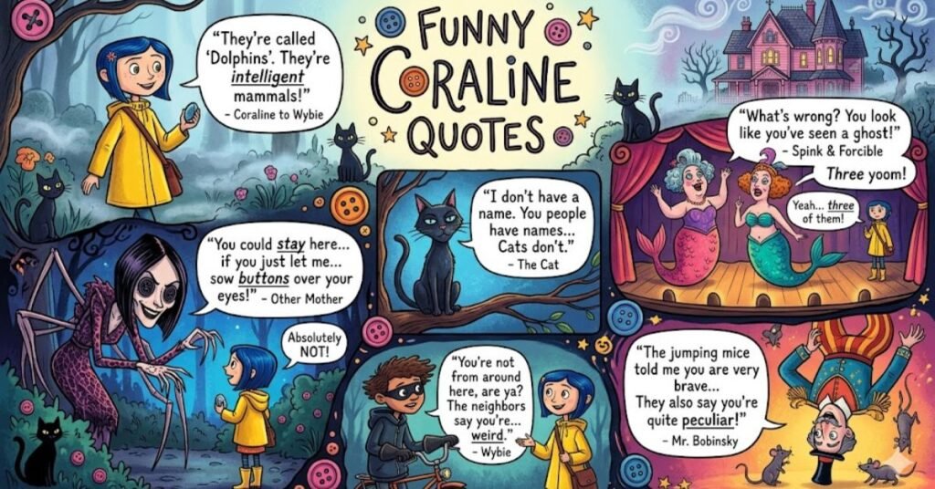 Funny Coraline Quotes