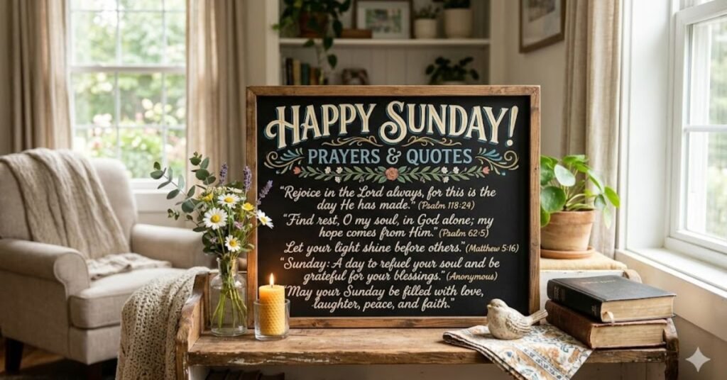 Happy Sunday Prayers and Quotes