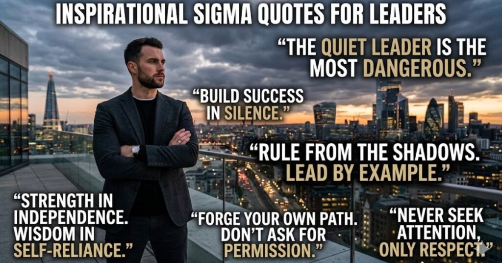Inspirational Sigma Quotes for Leaders