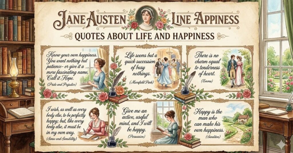 Jane Austen Quotes About Life and Happiness
