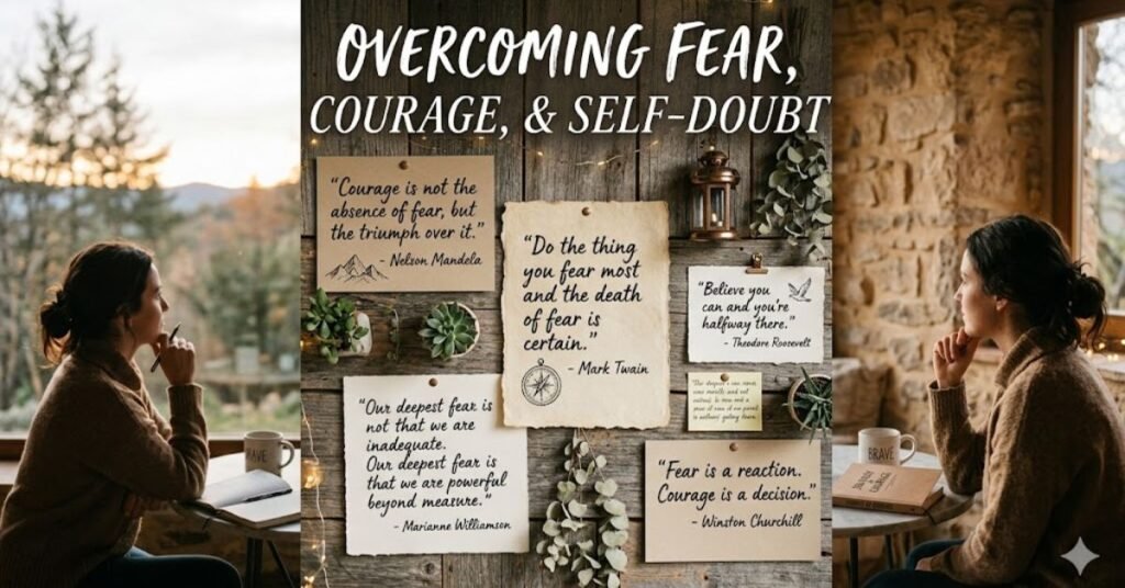 Quotes on Overcoming Fear, Courage, and Self-Doubt