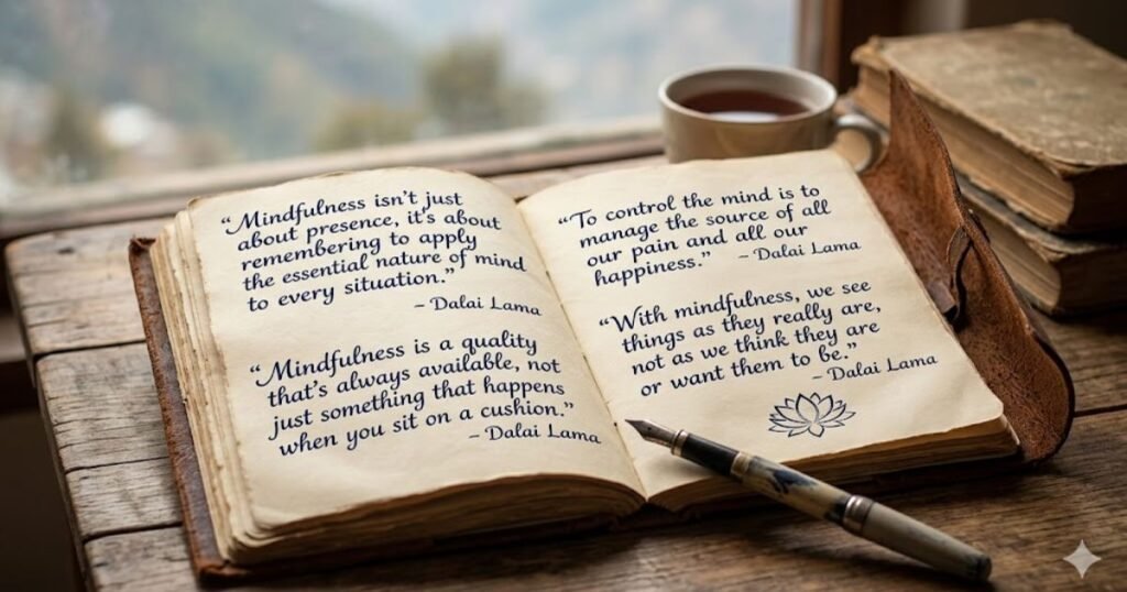 Dalai Lama Quotes on Mindfulness