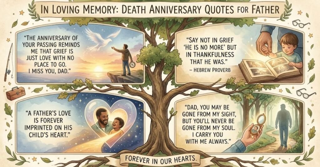 Death Anniversary Quotes for Father