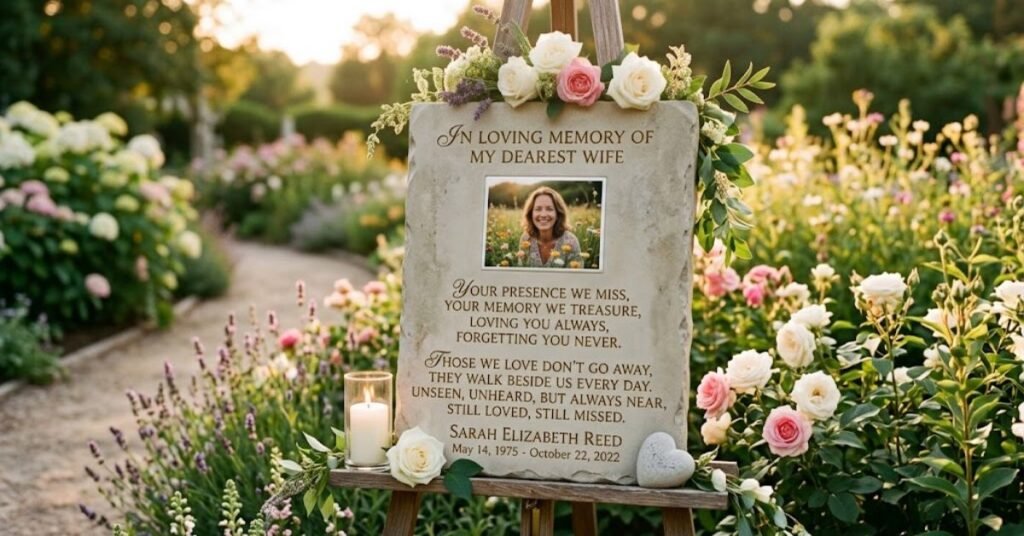 Death Anniversary Quotes for Wife