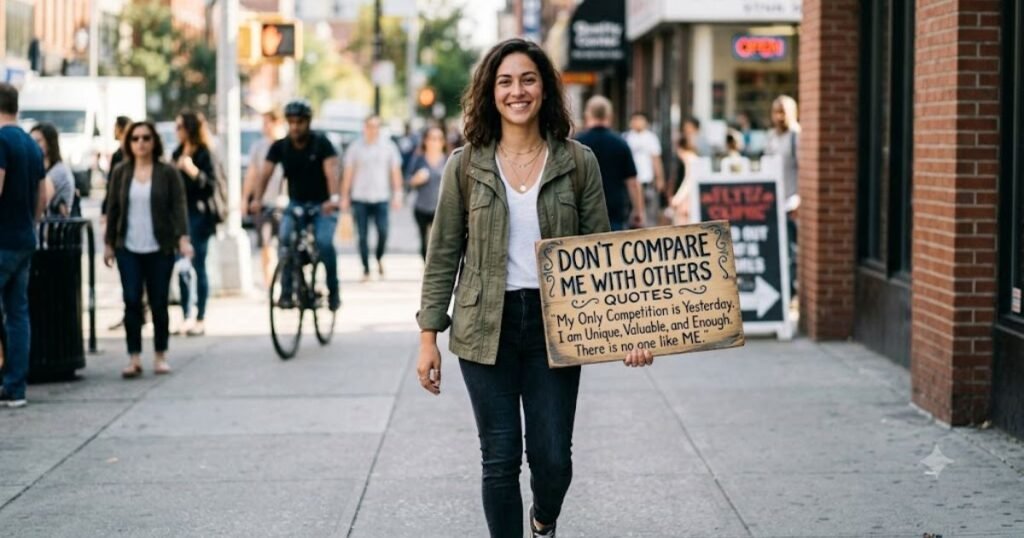 Don't Compare Me with Others Quotes