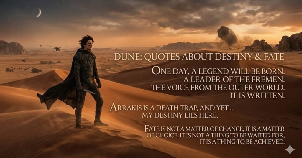 Dune Quotes About Destiny and Fate