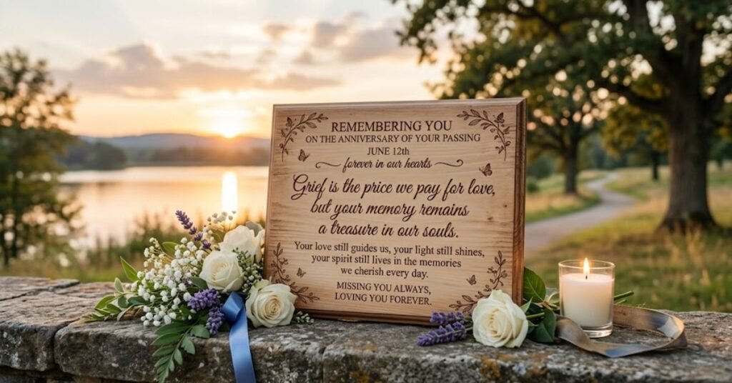 Emotional Death Anniversary Quotes for Remembrance