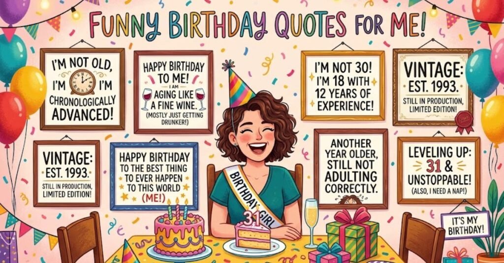 Funny Birthday Quotes For Me