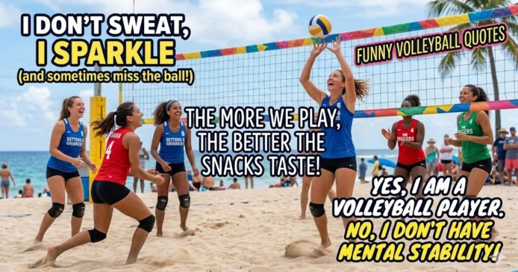 Funny Volleyball Quotes