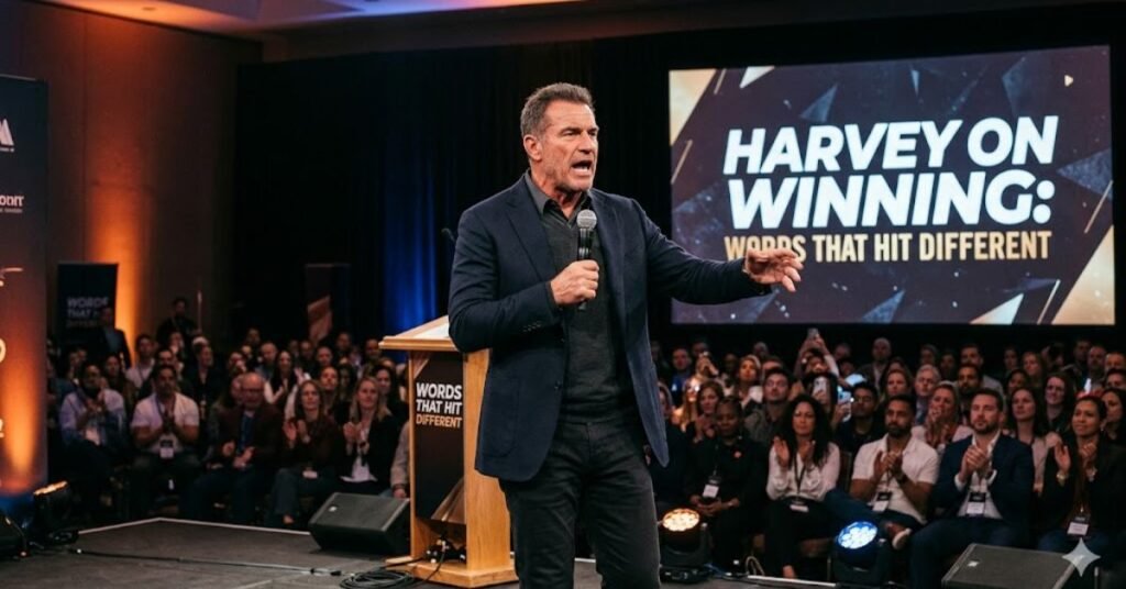 Harvey on Winning: Words That Hit Different