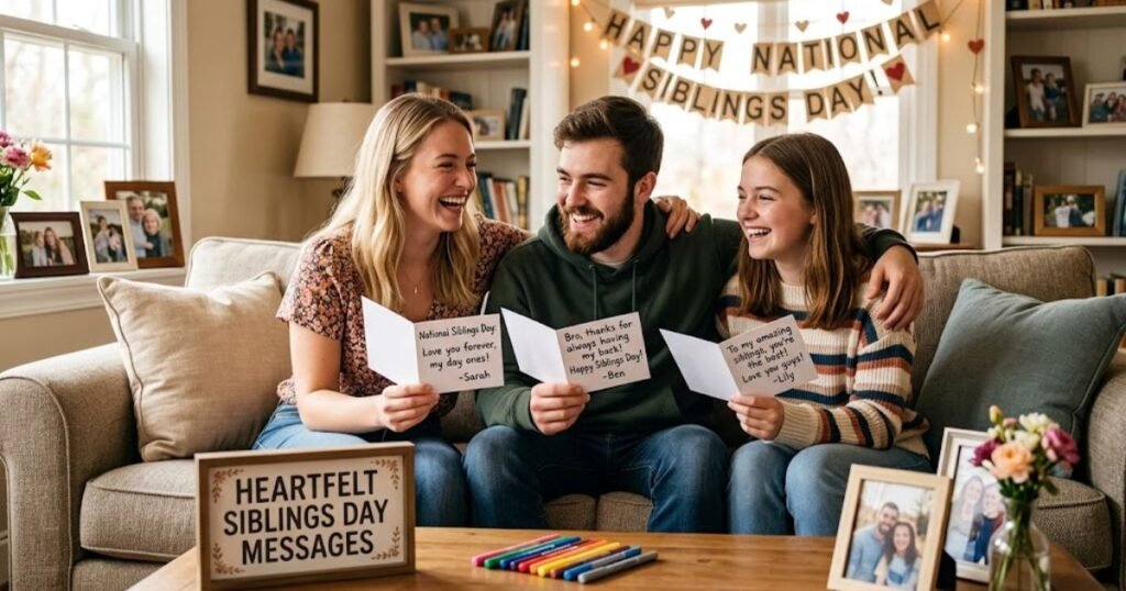 Heartfelt National Siblings Day Messages