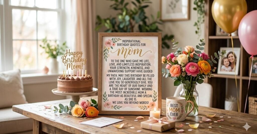 Inspirational Birthday Quotes For Mom