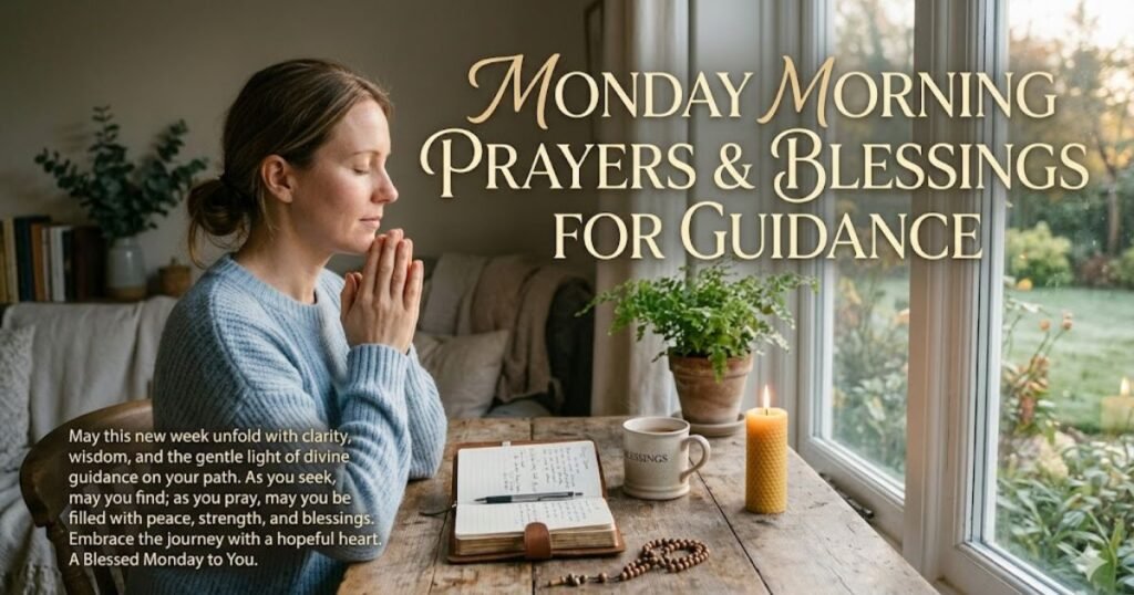 Monday Morning Prayers and Blessings Quotes for Guidance