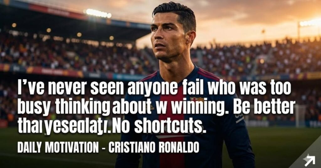 Motivational Cristiano Ronaldo Quotes For Daily Life