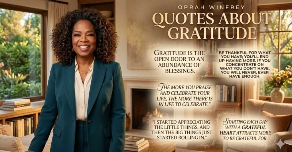 Oprah Winfrey Quotes About Gratitude