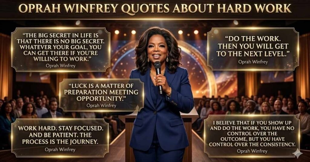 Oprah Winfrey Quotes About Hard Work